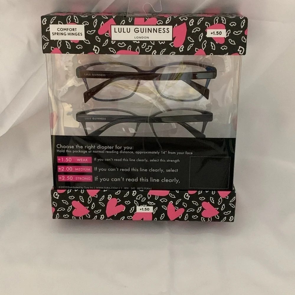 NIB Lulu Guinness London Readers 3 Pack